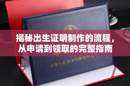 麻豆揭秘出生证明制作的流程，从申请到领取的完整指南